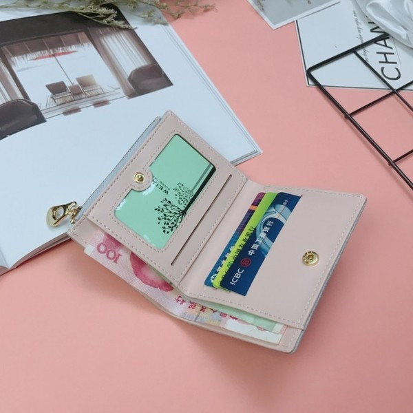 Portofel mic de dama in diferite culori cu broderie