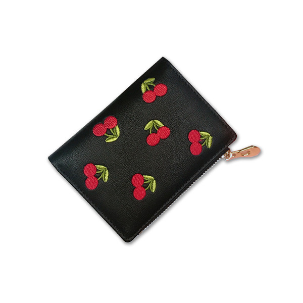 Portofel mic de dama in diferite culori cu broderie