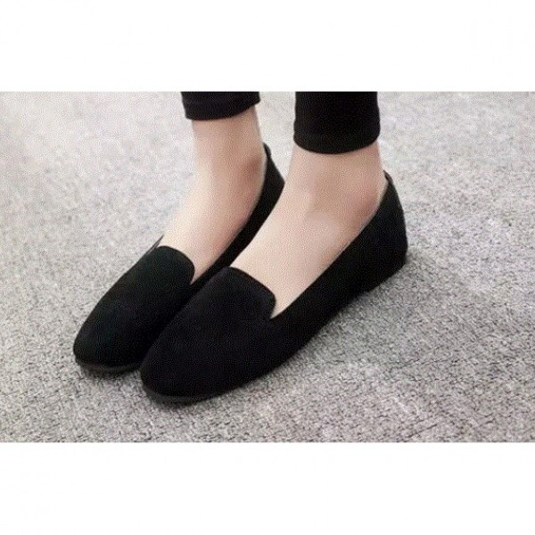 Mocasini de dama din piele intoarsa in trei culori