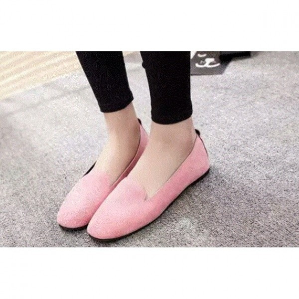 Mocasini de dama din piele intoarsa in trei culori