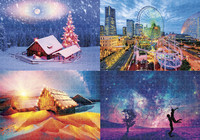 Puzzle cu peisaje frumoase din 300 de părți