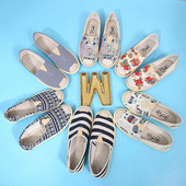 Mocasini de dama tricotati in diferite modele si culori