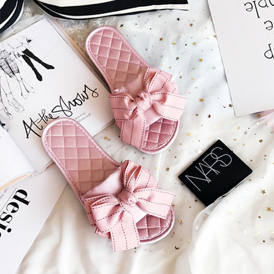 Papuci casual dama cu panglica