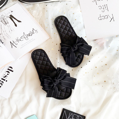 Papuci casual dama cu panglica