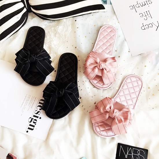 Papuci casual dama cu panglica