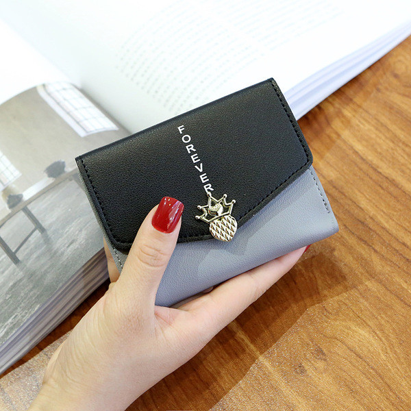 Portofel mic de dama cu decor in diferite culori