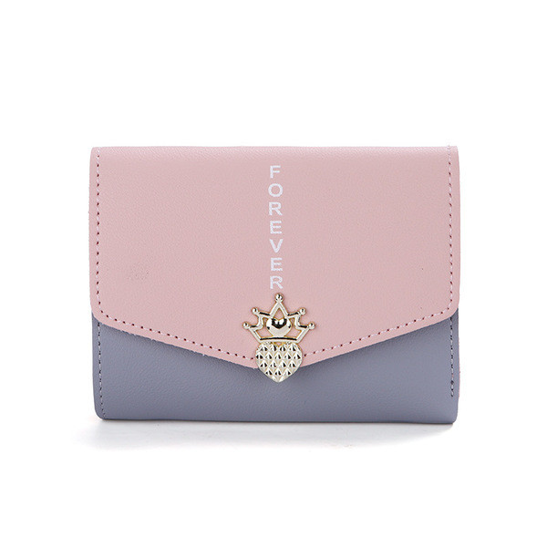 Portofel mic de dama cu decor in diferite culori