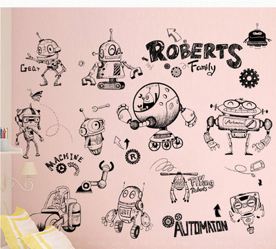 Αυτοκόλλητα Kids - Ρομπότ