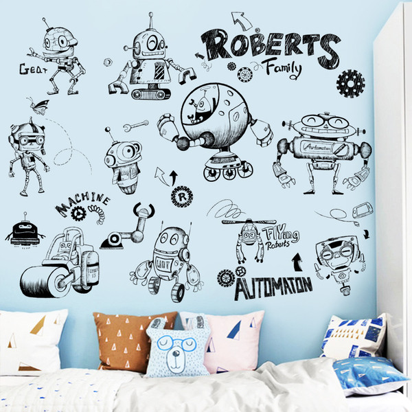 Αυτοκόλλητα Kids - Ρομπότ