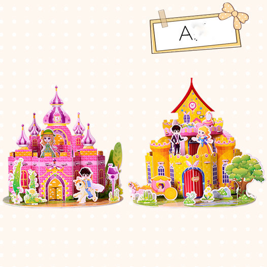 Puzzle de hârtie 3D pentru copii