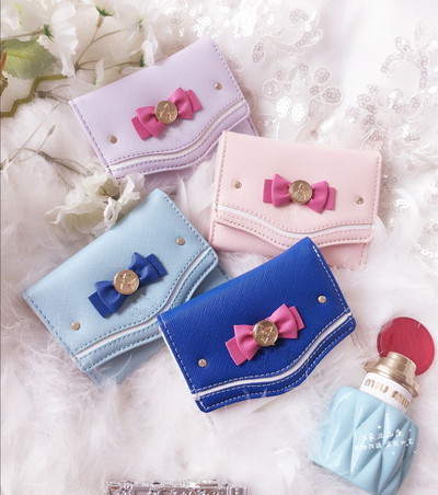 Γυναικείο πορτοφόλι με κορδέλα σε διαφορετικά χρώματα