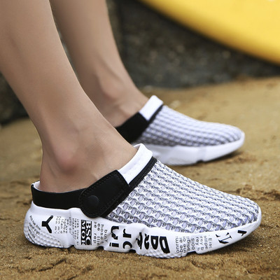 Men`s casual closed slippers several models in different colors