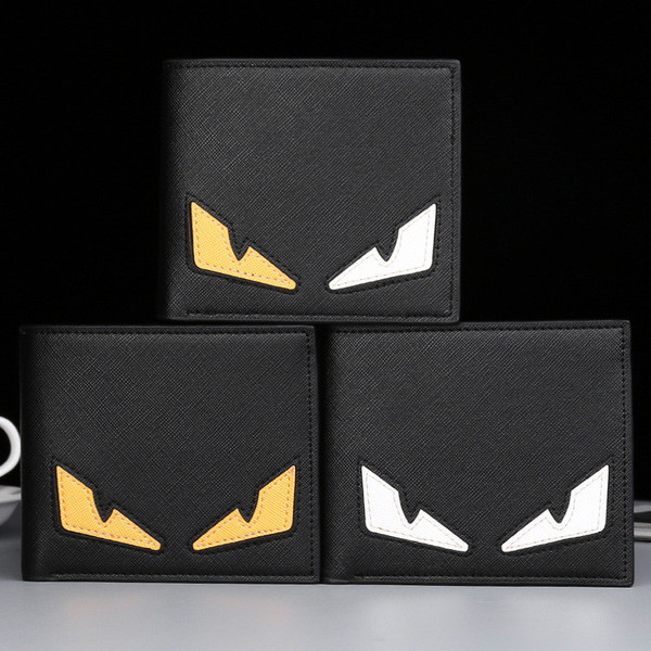 Ανδρικό πορτοφόλι με διακόσμηση σε τρία χρώματα