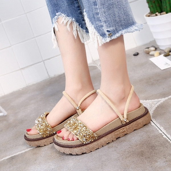 Papuci casual dama tip sandale in doua culori