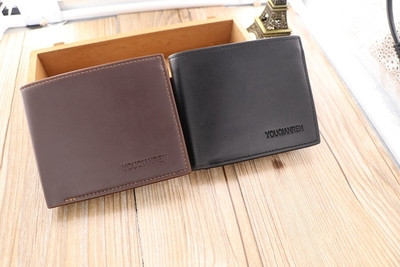 Мъжки портфейл в черен и кафяв цвят