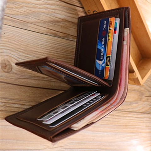Portofel pentru bărbați în negru și maro
