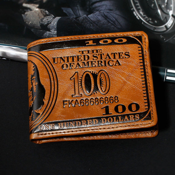 Модерен мъжки малък портфейл 