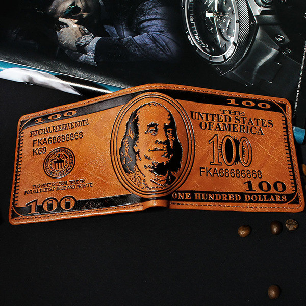 Модерен мъжки малък портфейл 