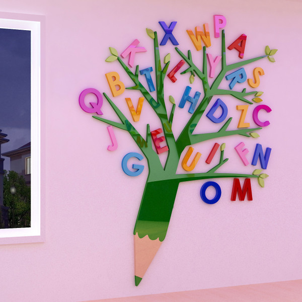 Decor 3D de perete in doua variante