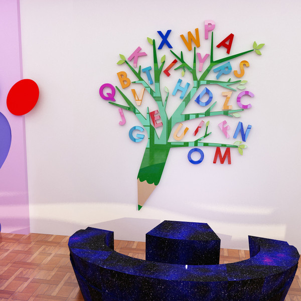 Decor 3D de perete in doua variante