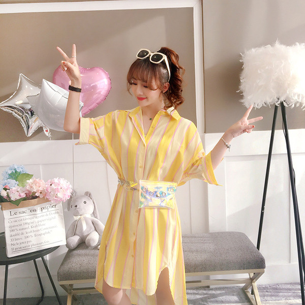 Cămașă lungă de damă în trei culori