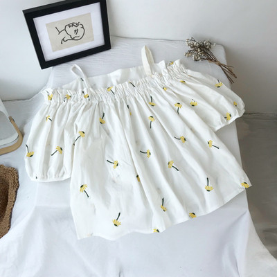 Καλοκαιρινό φρέσκο πουκάμισο με κεντήματα