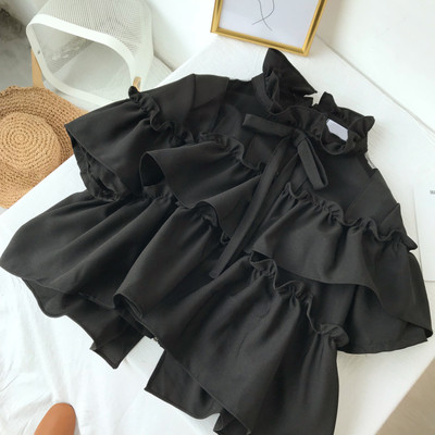 Γυαλιστερό γυναικείο πουκάμισο σε δύο χρώματα