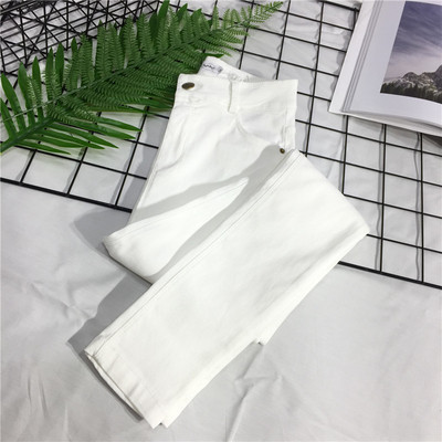 Jambiere de damă de zi cu zi cu talie înaltă în alb și negru