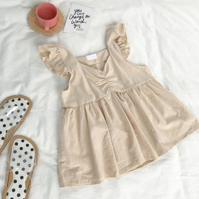 Maieu scurt de vară cu motive adunate în trei culori