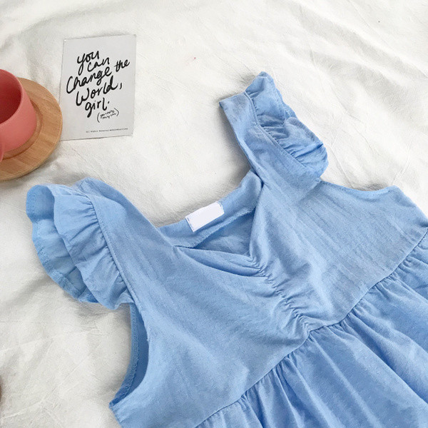 Maieu scurt de vară cu motive adunate în trei culori