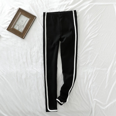 Jambiere sport de damă cu margine în patru culori