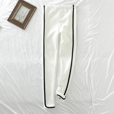 Jambiere sport de damă cu margine în patru culori