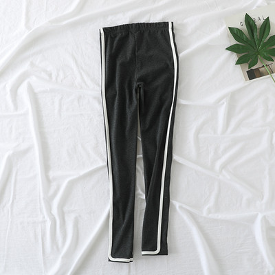 Jambiere sport de damă cu margine în patru culori