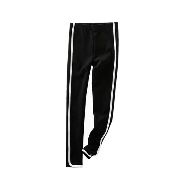 Jambiere sport de damă cu margine în patru culori