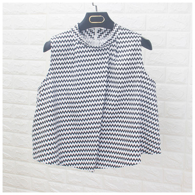 Летен къс потник в два цвята 