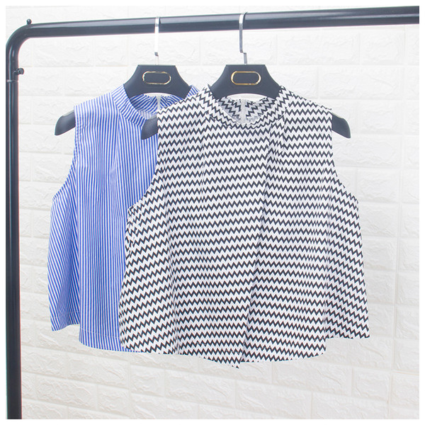 Летен къс потник в два цвята 