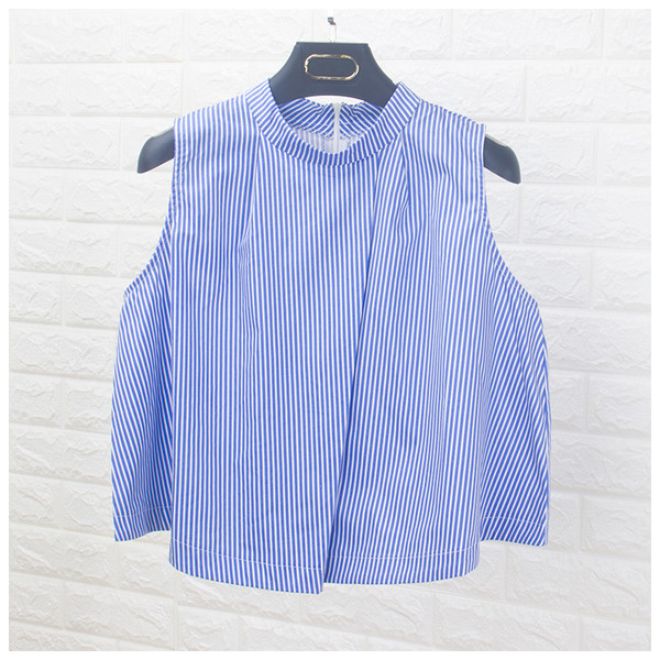 Летен къс потник в два цвята 