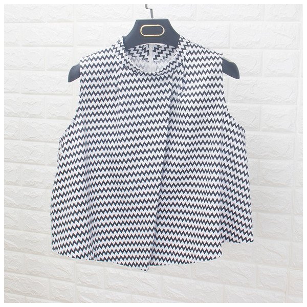 Летен къс потник в два цвята 