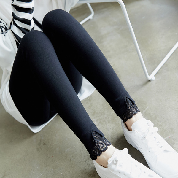 Jambiere casual dama cu dantela in mai multe culori