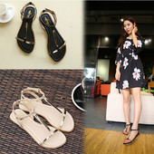 Sandale casual dama cu bretele in doua culori