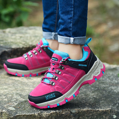 Τουριστικά γυναικεία παπούτσια σε δύο χρώματα