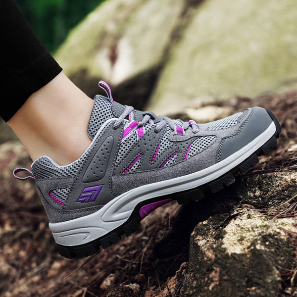 Άνετα γυναικεία τουριστικά παπούτσια σε τρία χρώματα