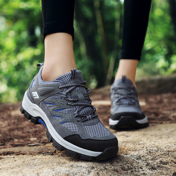 Άνετα γυναικεία τουριστικά παπούτσια σε τρία χρώματα