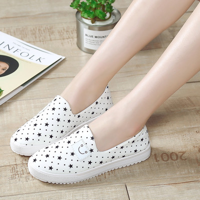 Adidasi de vara dama in trei culori cu imprimeu