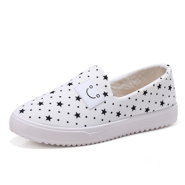 Adidasi de vara dama in trei culori cu imprimeu