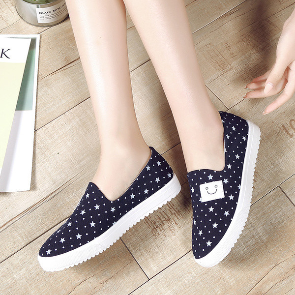 Adidasi de vara dama in trei culori cu imprimeu