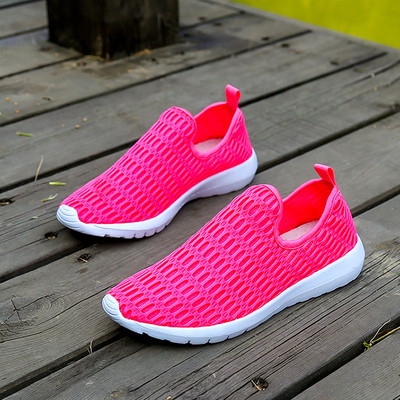 Tenisi casual de vara de dama cu plasa in culori vii