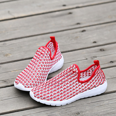 Tenisi casual de vara de dama cu plasa in culori vii