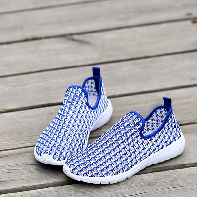 Tenisi casual de vara de dama cu plasa in culori vii