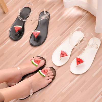 Дамски интересни сандали с 3D декорация в няколко цвята